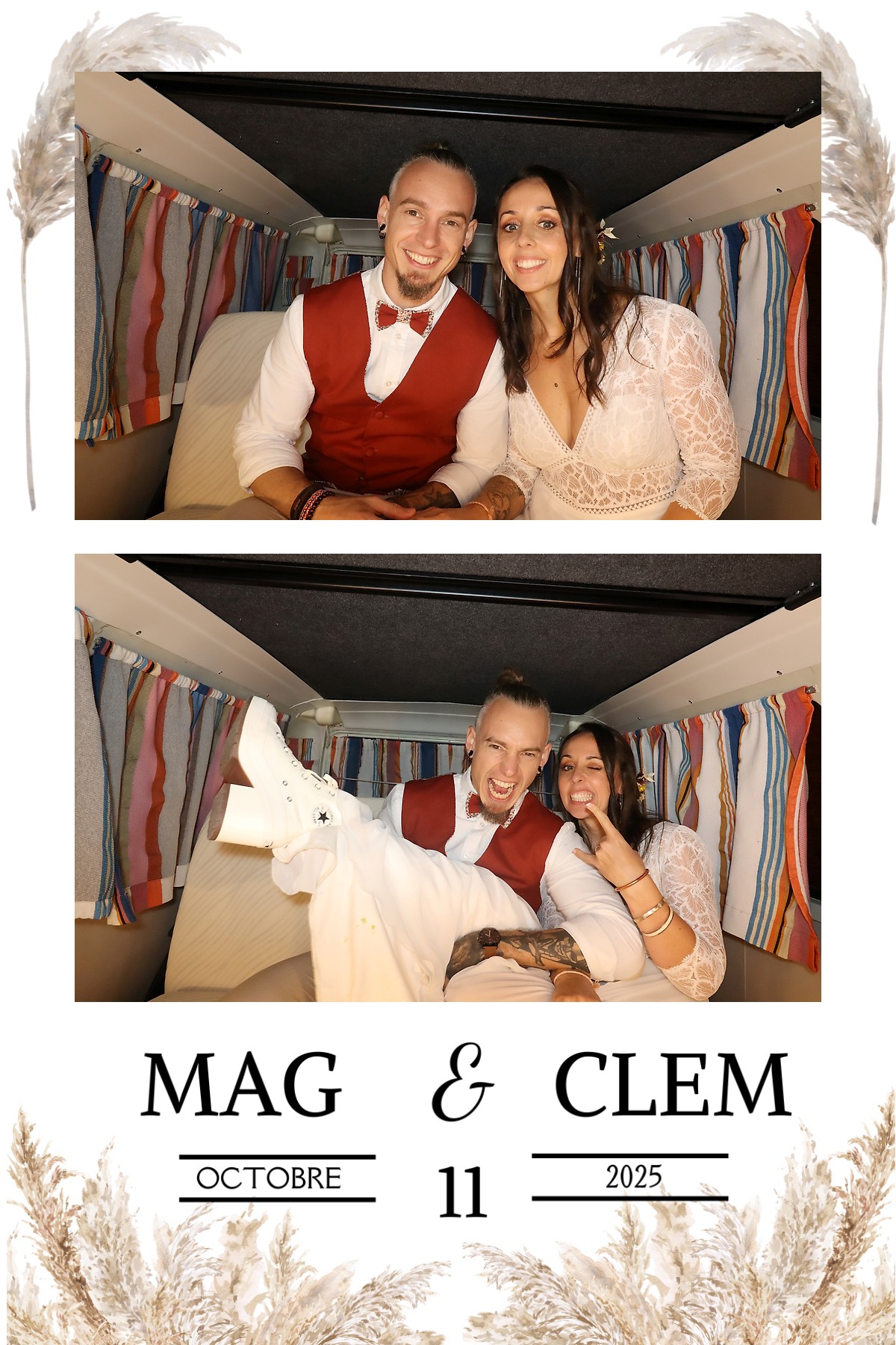 COMBI PHOTOBOOTH
LIVRE D'OR ® VIDEO
COMBI VW MARIAGE TARN ET GARONNE
DOMAINE SAINT NICOLAS MONTECH
MOBILIER CEREMONIE LAIQUE
