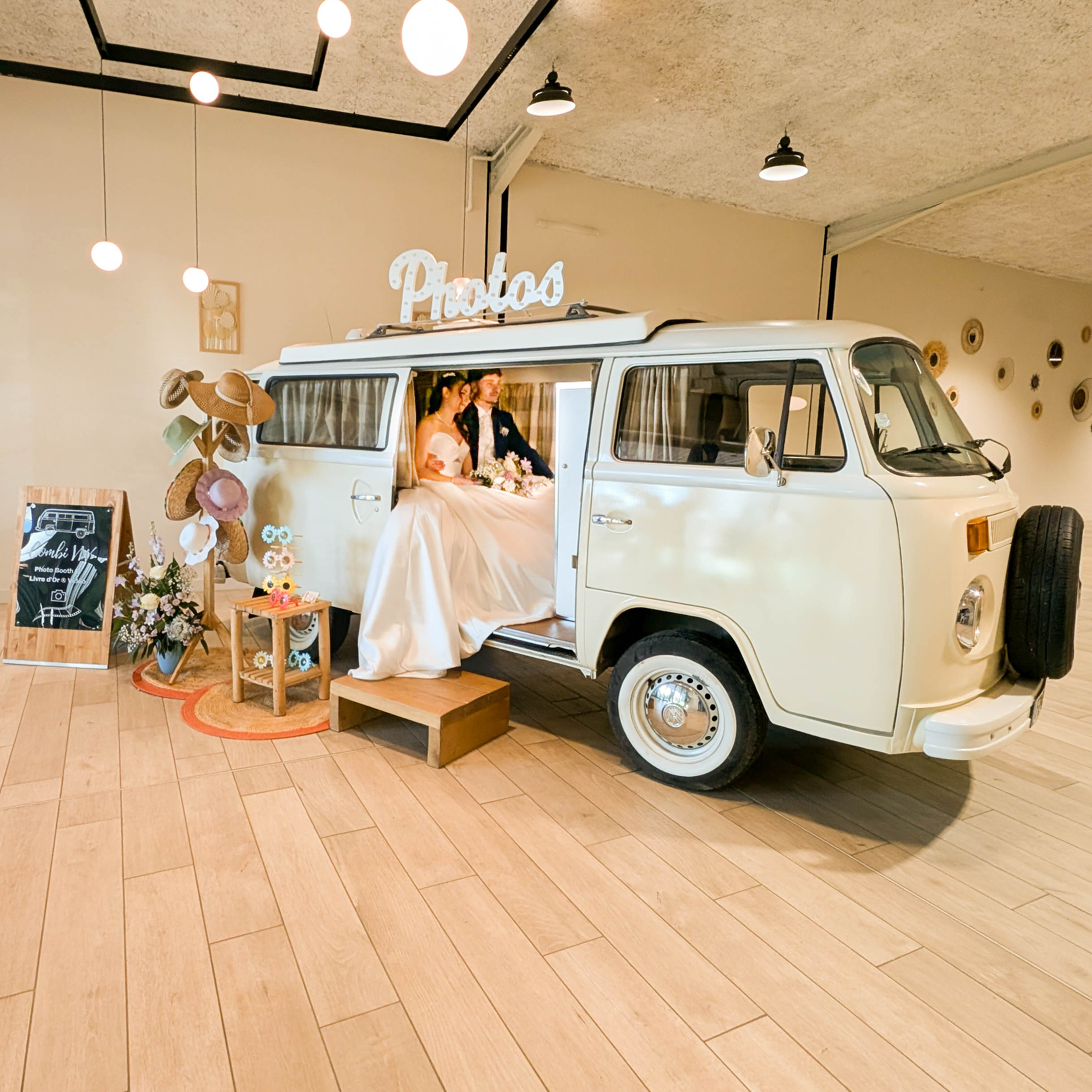 COMBI VW PHOTOBOOTH LIVRE D'OR VIDEO MARIAGE